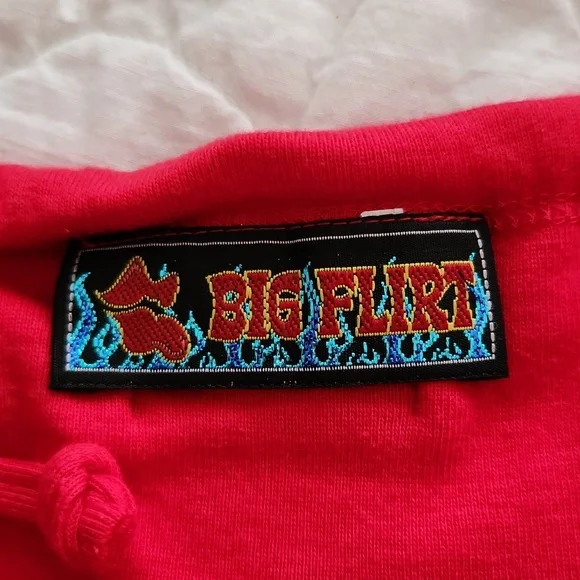 Two piece Christmas Red and white dance costume. - Picture 5 of 5